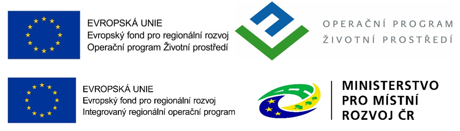 EU Fond pro regionální rozvoj, Operační program životní prostředí, Ministerstvo pro místní rozvoj ČR